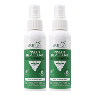紐西蘭 SKIN TECHNOLOGY 25%派卡瑞丁 瑞斌12H長效防蚊液, 大範圍噴灑 有效防護白線斑蚊/埃及斑蚊/小黑蚊 花香 持久怡人, 100ml, 2瓶