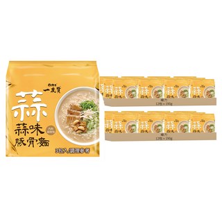 維力 一度贊 蒜味豚骨麵 190g, 24包