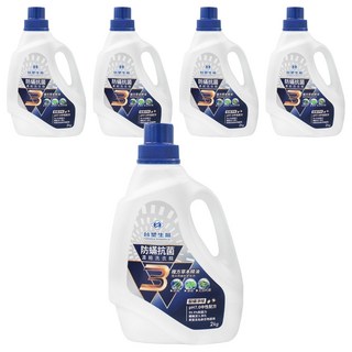 台塑生醫 BioLead 防蹣抗菌濃縮洗衣精, 2kg, 5桶