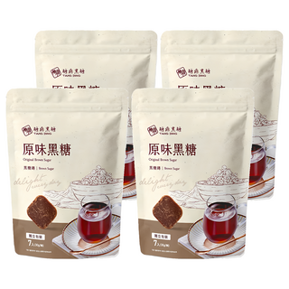 糖鼎 黑糖磚 原味黑糖, 30g, 7顆, 4袋