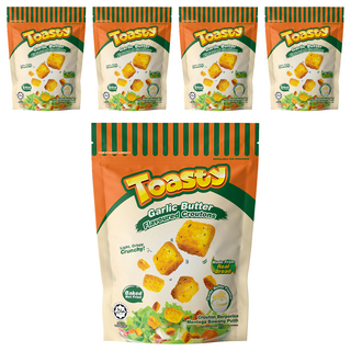 Win2 麵包餅 大蒜奶油味, 5包, 100g