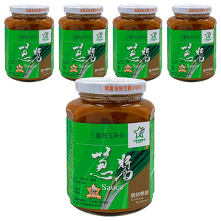 三星地區農會 翠玉蔥醬 蘑菇, 380g, 5罐
