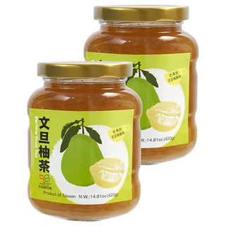 里仁 文旦柚茶, 420g, 1入, 2罐