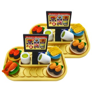 Iwako 造型橡皮擦 回轉壽司ER-BRI 040, 回轉壽司, 2盒