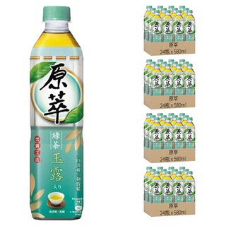原萃 綠茶玉露, 獨特雲霧工法 無糖 無香料 日本茶葉, 580ml, 96瓶