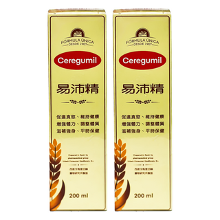 Ceregumil 易沛精 200ml/瓶 西班牙原裝進口 增強體力、促進食慾、全家適用, 2瓶
