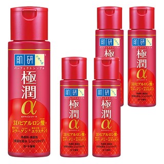 Hadalabo 肌研 極潤α化妝水 濃潤型 高保濕, 170ml, 5瓶