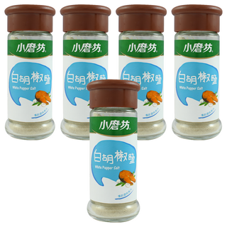 小磨坊 白胡椒鹽, 34g, 5瓶