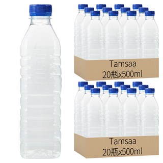 Tamsaa 濟州天然水，來自濟州島，熔岩層過濾，HACCP認證, 500ml, 40瓶