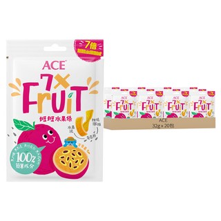 ACE 班班水果條 百香果+奇亞籽, 32g, 20包