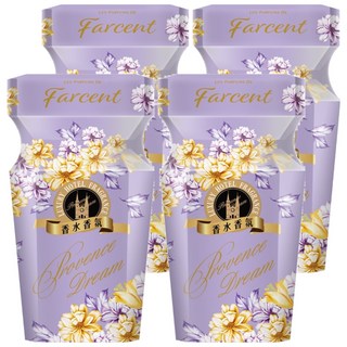 farcent 花仙子 香水香氛消臭易 紫戀義法 350ml 室內香氛 除臭, 4個