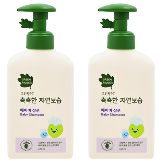 GREEN FINGER 綠手指 嬰兒保濕洗髮精 三效保濕 添加西班牙初榨橄欖油, 320ml, 2瓶
