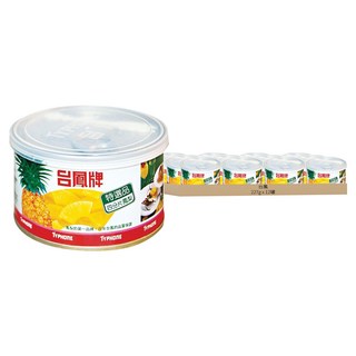 台鳳特選四分片鳳梨罐頭, 227g, 12罐