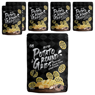 Pop-Smile 卡滋 格子脆 松露起司風味量販包, 220g, 6個