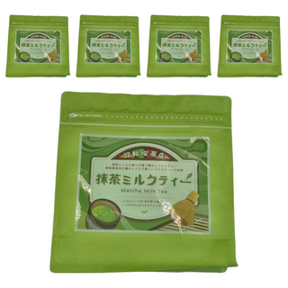 昭和喫茶館 特濃抹茶奶茶粉, 14g, 10條, 5袋