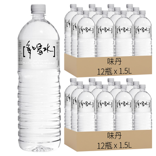 味丹 多喝水, 1.5L, 24瓶