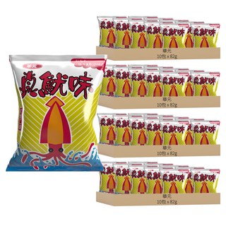 華元 真魷味 紅燒口味, 82g, 40包