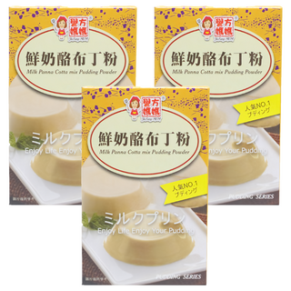 譽方媽媽 YuFang MOM 鮮奶酪布丁粉 100g 布丁, 3盒