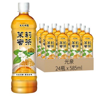光泉茉莉茶園蜜茶, 香純蜂蜜茉莉花清香, 585ml, 24瓶
