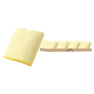 小麥購物 小熊壓花毛巾, 奶油熊, 16條