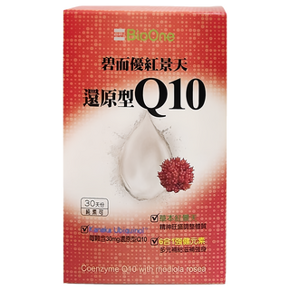 BioOne 碧而優 紅景天還原型Q10膠囊 30顆, 24g, 1盒