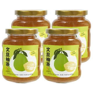 里仁 文旦柚茶, 420g, 1入, 4罐