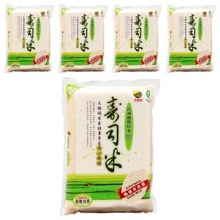 大橋牌 台灣優質壽司米, 2.5kg, 5包, CNS二等