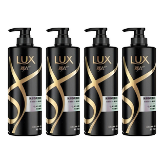 LUX 麗仕 黑曜煥亮洗髮乳 750g 含何首烏黑芝麻精華, 4瓶