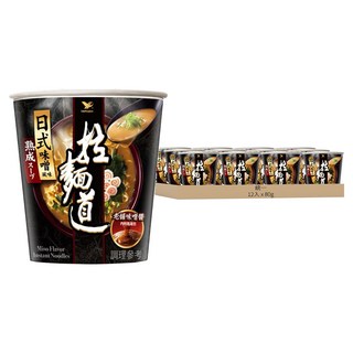 統一 拉麵道 日式味噌風味拉麵, 12入
