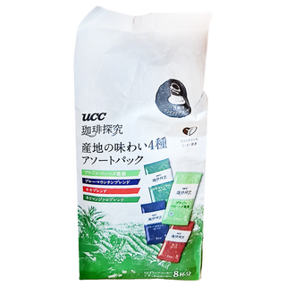 ucc 探究綜合濾掛式咖啡, 8g, 8包, 1袋