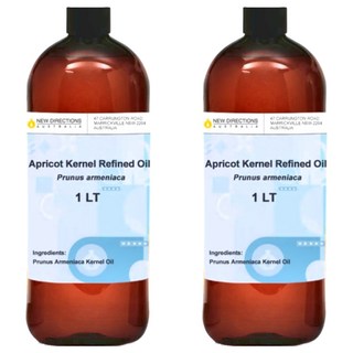 NEW DIRECTIONS 新方向 基底油/按摩油/保濕油/基礎油/杏桃核仁油, 2個, 1L