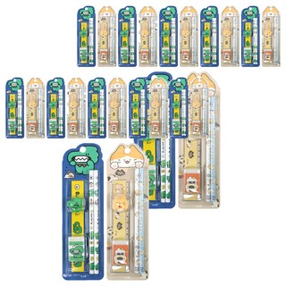 Pinkfoot 2000角色文具2款x6入組 款式隨機, 什錦色, 2組