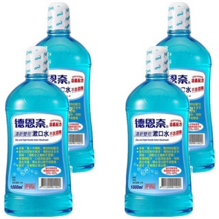 Day and Night 德恩奈 清新雙效漱口水 含氟, 1L, 4瓶