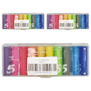 ZMIFI 紫米 非充電電池 號彩虹電池, 20個裝, 3盒