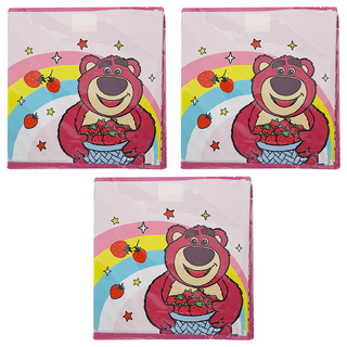 TOY STORY 玩具總動員 迪士尼 方形收納箱, 彩虹熊抱哥, 32 x 32 x 32cm, 3個