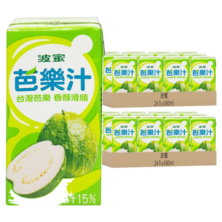 波蜜 芭樂汁, 160ml, 48入