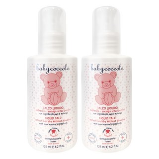 Babycoccole 寶貝可可麗 寶寶液態爽身粉, 125ml, 2瓶