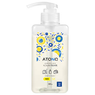 ATONO2 奶瓶蔬果清潔劑 檸檬香, 480g, 1瓶