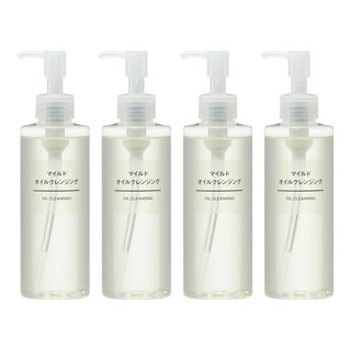 MUJI 無印良品 台灣公司貨 溫和卸妝油, 200ml, 4瓶