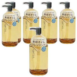 EXCEL 淨潤煥顏卸妝油 日本卸妝推薦 深層清潔毛孔 溫和不刺激, 195ml, 6瓶