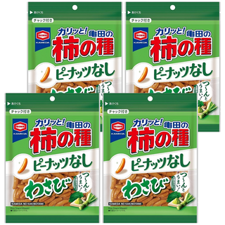 龜田製菓 柿之種 米果, 4包, 91g