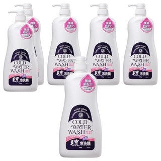 毛寶 除蟎抗菌冷洗精 添加親膚因子 柔順護膚, 1kg, 6瓶