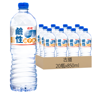 古道 鹼性離子水 850ml, 20瓶