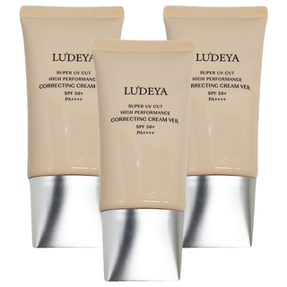 LUDEYA 露緹雅 極光綻白高效隔離霜 SPF50+ PA++++ 45ml, 單一顏色, 3條