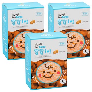 農純鄉 心干貝貝粥 6個月以上 7包, 1.05kg, 3盒