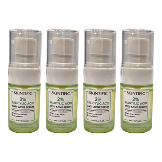 Skintific 調理精華液 20ml (水楊酸/菸鹼醯胺/積雪草) 抗痘精華 舒緩修復, 4瓶