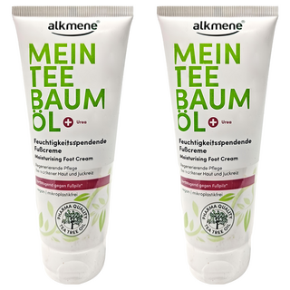 alkmene 歐珂蔓 我的茶樹精油保濕護足霜 滋潤 軟化角質 舒緩修護, 100ml, 1條, 2條