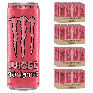 MONSTER ENERGY 魔爪 管浪潘趣碳酸能量飲料, 355ml, 96罐