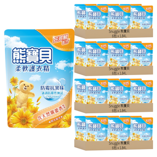 Snuggle 熊寶貝 陽光馨香 柔軟護衣精補充包 1.84L, 24包