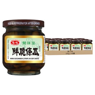 愛之味 鮮脆條瓜, 180g, 48罐
